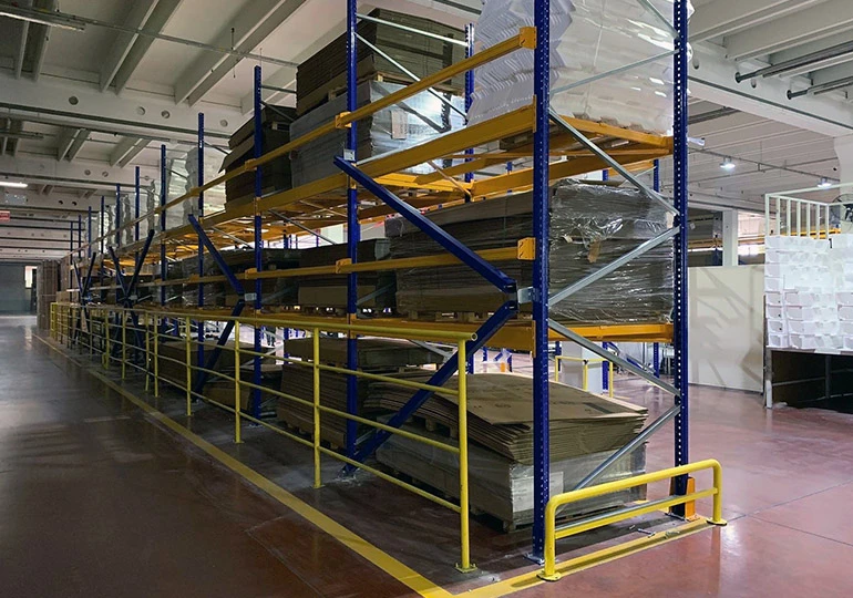 Sırt Sırta Depo Raf Sistemi