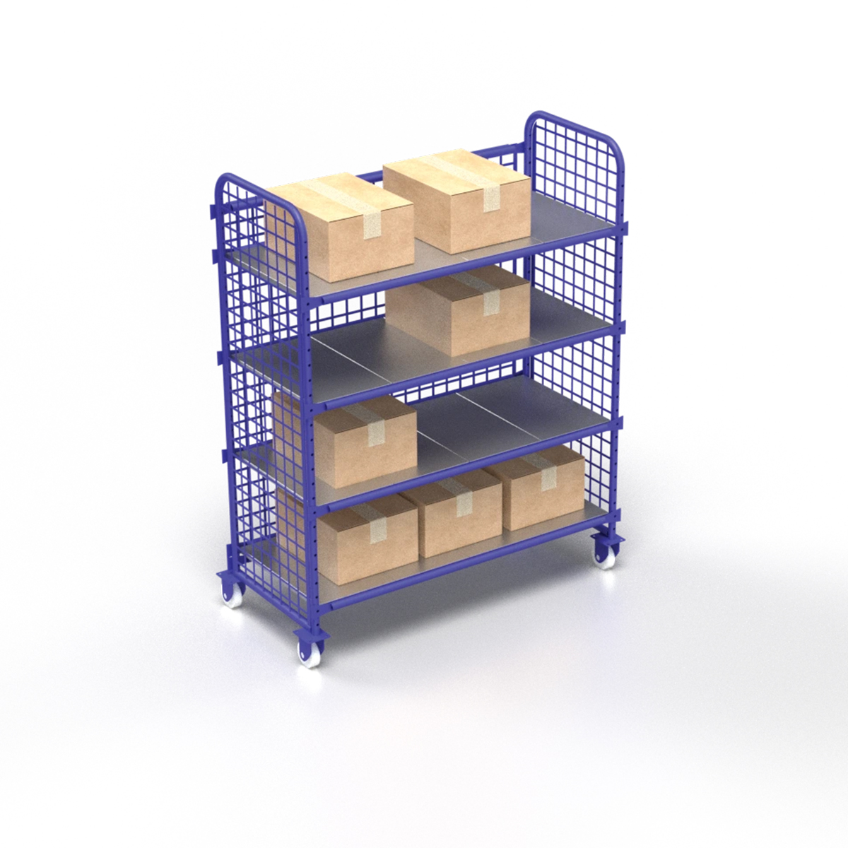 HBRD-2522A Metal Lojistik Arabaları